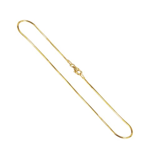 Gem Avenue 14k Yellow Vermeil Snake Chain Anklet Bracelets - size: 10 Inch