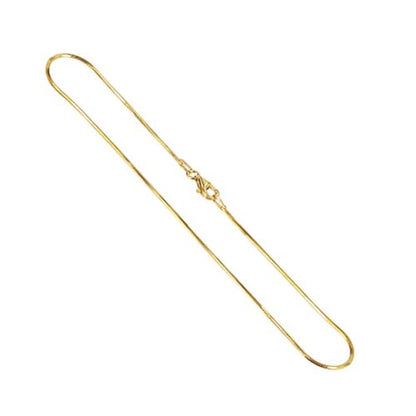 Gem Avenue 14k Yellow Vermeil Snake Chain Anklet Bracelets - size: 10 Inch