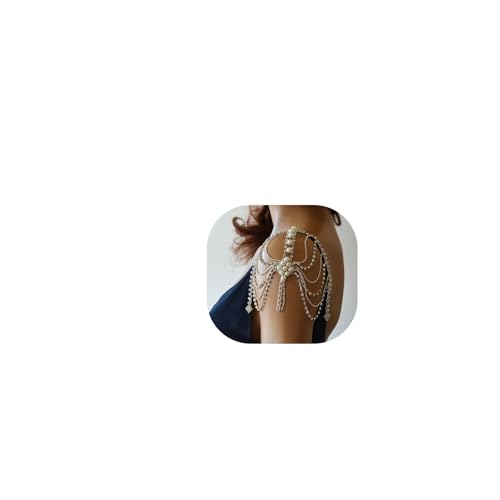 1Pcs Rhinestone Tassel Shoulder Chain Straps,Crystal Lingerie Straps,Wedding Bridal Shoulder Bra Body Jewelry for Women - color: Gold