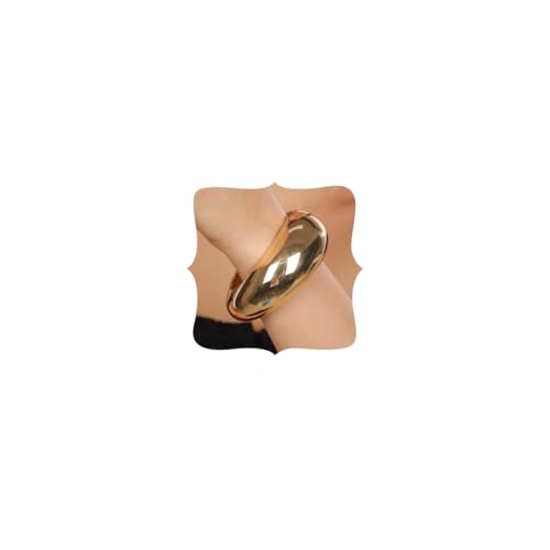 Gold Plated Cuff Bracelet Hammered Open Wrist Cuff Wide Chunky Bangle Statement Bracelets for Girls