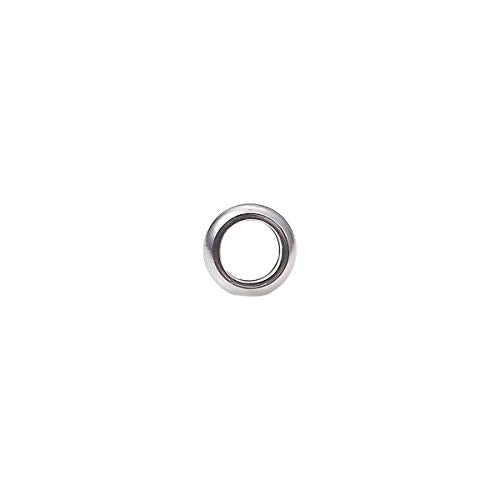Stainless Steel Spacer Beads 5x2mm Rondelle Loose Charm Caps Beads for DIY Jewelry Making 100pcs with 3mm Hole - color: 5x2mm 3mm