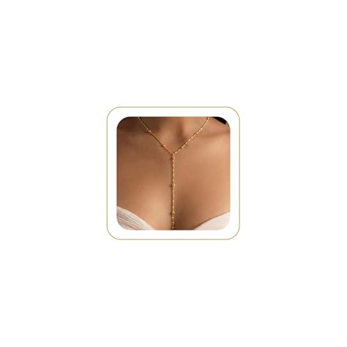 Tewiky Layered Necklaces for Women 14k Gold Plated Chain Necklace Set | Chunky Herringbone/Snake/Rope/Box/Cuban Link Chain for Women, Layering Stack Choker Necklace, Dainty Jewelry Set Non Tarnish - color: Gold--style O
