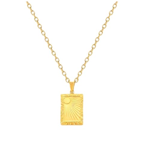 Sun and Moon Necklace for Women Purple Tangled Sun Pendant Gold Sunflower Necklace Healing Crystal Jewelry Celestial Boho Spiritual Fairycore Gift - color: A-Sun