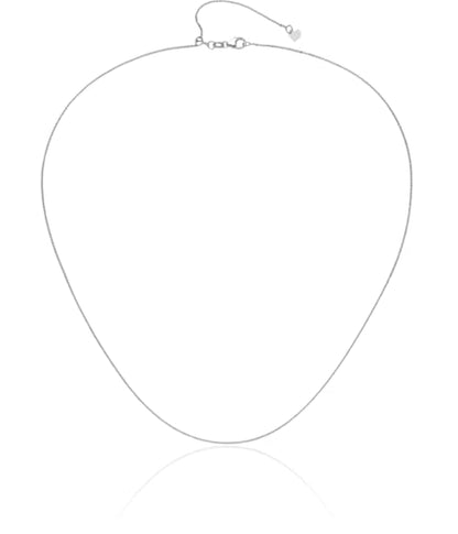 IceCarats 14K White Gold 1.2mm Rolo Cable Chain Necklace