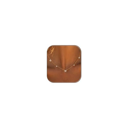 Gold Choker Necklace for Women, Dainty Gold Necklace 14k Gold Plated Simple Coin Butterfly Choker Necklaces for Women Trendy Charm Cute Non Tarnish Gold Necklace Fashion Waterproof Jewelry - color: D-Gold