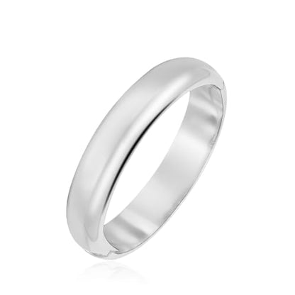 Eigso 13MM Large Gold Plated Chunky Bracelet Bangle for Women Men Trendy Thick Arc Shape Open Cuff Bangles Bracelets for Woman Man - color: Silver-13MM