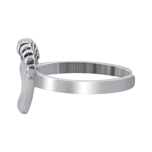 Gem Avenue 925 Sterling Silver Toe Rings Collections – Beach, Celtic, Heart, Dolphin, Flower & More Designs for Women – Elegant Adjustable Summer Jewelry - style: Style 19