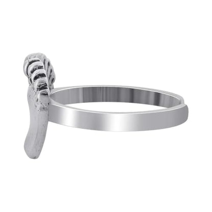 Gem Avenue 925 Sterling Silver Toe Rings Collections – Beach, Celtic, Heart, Dolphin, Flower & More Designs for Women – Elegant Adjustable Summer Jewelry - style: Style 19