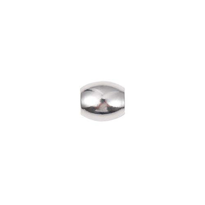 Stainless Steel Spacer Beads 10x11mm Oval Loose Charm Caps Beads for DIY Jewelry Making 10pcs with 6mm Hole - color: 10x11mm 6mm