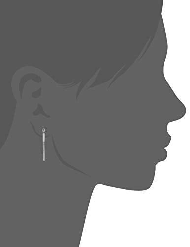 Nine West Women's Hoop Earrings, Classic Fashion Jewelry Accessories for Everyday Wear, Lightweight Statement Earrings for Casual, Office, and Evening Looks - color: Thin - Silver
