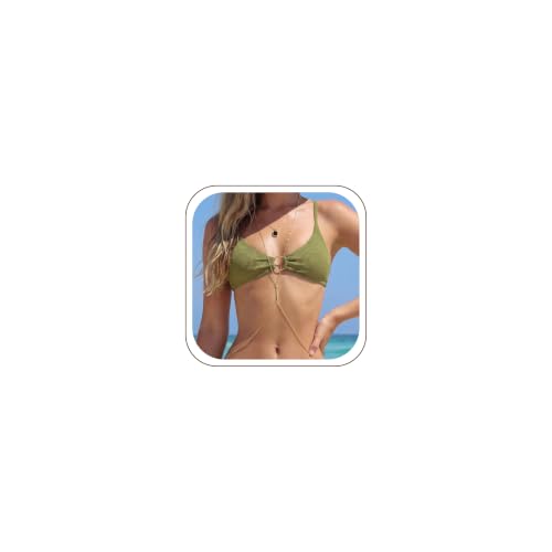 Gold Body Chain for Women, Adjustable Layered Beach Bikini Jewelry | Belly Chain, Waist Chain, Sexy Body Jewelry, Adjustable Fit, Back Chain, Beach Vacation, Festival & Concert - color: Gold-6