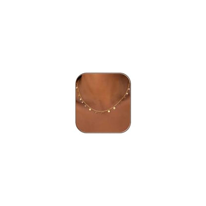 Gold Choker Necklace for Women, Dainty Gold Necklace 14k Gold Plated Simple Coin Butterfly Choker Necklaces for Women Trendy Charm Cute Non Tarnish Gold Necklace Fashion Waterproof Jewelry - color: C-Gold