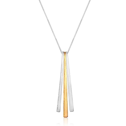 CLASSYZINT Long Silver Necklace For Women, Rope Chain Snake Chain With Pendant Necklace | Sweater Necklace | Teacher Gifts | Silver Pendants Necklace - color: Rope chain