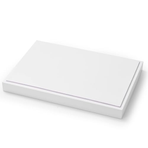 Oirlv Premium White Leather Stackable Jewelry Tray 18 Gird Necklace Bracelet Organizer Showcase Necklace Display Tray - color: White, size: 18 Grid Necklace/Bracelet Tray