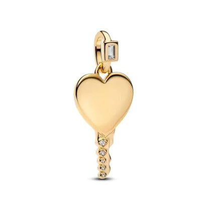 Gold Flower Family Charms for Bracelet Bead Charm for Women Jewelry Present - style: Family Set