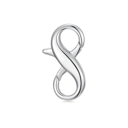 925 Sterling Silver Double Opening Lobster Clasp, Necklace Bracelet Anklet Jewelry Extender Clasp for DIY Jewelry Making (Style 1-1pc) - style: style 1-1pc