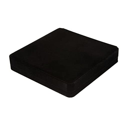 LETURE Velvet Jewelry Set Box, Velvet Gift Box for Bracelet Necklace Earring Ring (Black) - color: Black