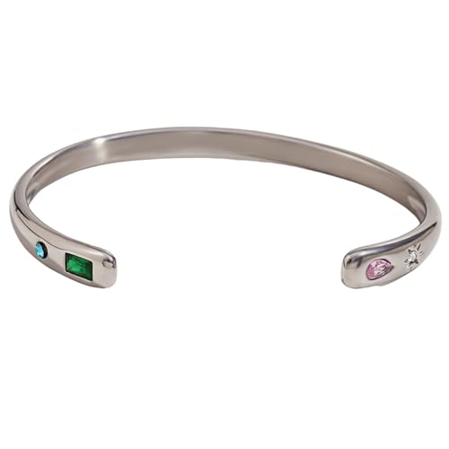 18K Gold Bangle Bracelets for Women 925 Sterling Silver Bracelets Bracelets Adjustable Boho Bracelets Stackble Cuff Bangle Bracelets for Men Women Chunky Gold Bangle Open Cuff Bracelets Christmas Gift - color: Bracelets-15