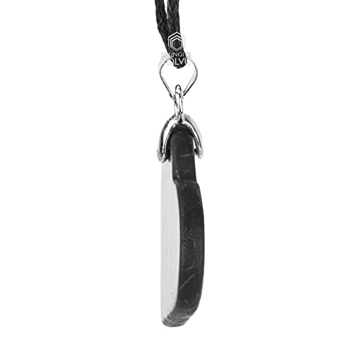 Shungite Pendants - Various Geometric Shapes - Authentic Stone - Certified - style: Heart