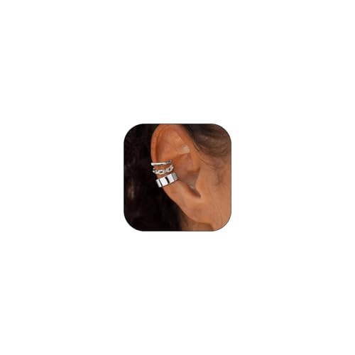 Ear Cuffs Non Piercing Ear Cuff Earrings for Women Gifts Trendy Stuff Clip on Cartilage Earrings Stacks Fake Earrings Jewelry Gifts - color: Z:Cuff1-S