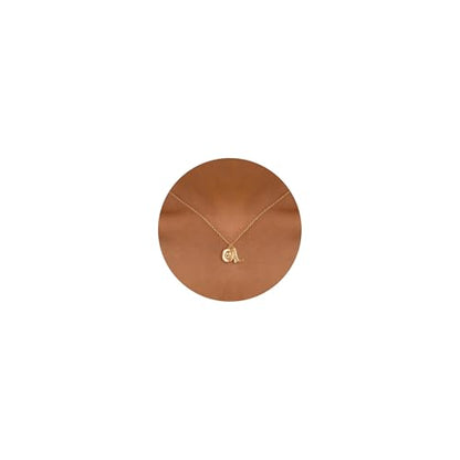 Dainty Gold Necklace: 14k Gold Plated Dianty Boots Bow Sun Moon Horse Evil Eye Conch Seahorse Necklace for Women 16.5"+2" - color: Hat Boot