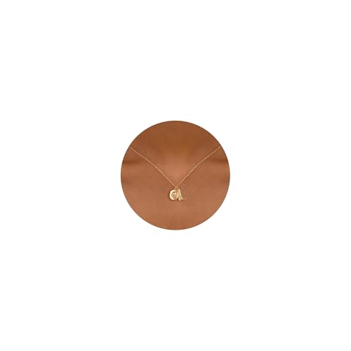 Dainty Gold Necklace: 14k Gold Plated Dianty Boots Bow Sun Moon Horse Evil Eye Conch Seahorse Necklace for Women 16.5"+2" - color: Hat Boot