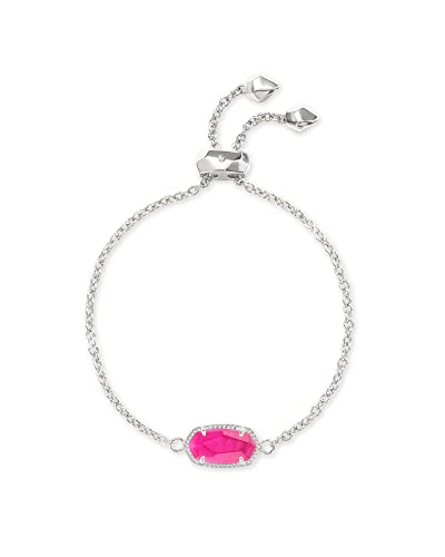 Kendra Scott Elaina Adjustable Chain Bracelet for Women, Fashion Jewelry, Gold-Plated - color: RHODIUM - AZALEA ILLUSION