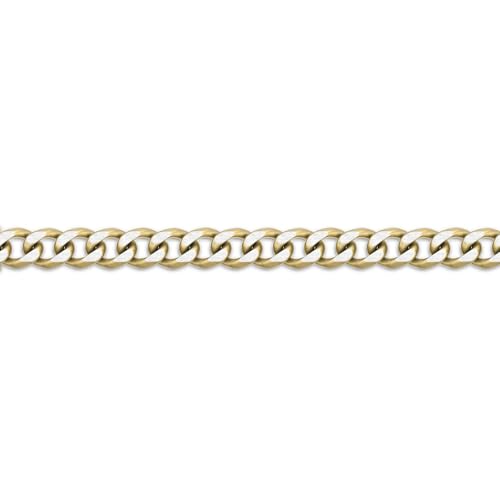 Reeds Two-Tone Stainless Steel 11mm Curb Chain Bracelet