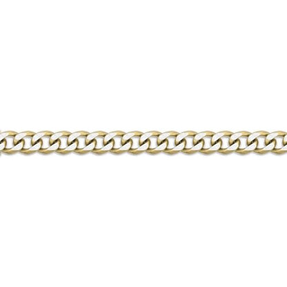 Reeds Two-Tone Stainless Steel 11mm Curb Chain Bracelet