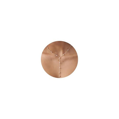 Pearl Necklace for Women- 14K Gold-plated/White Gold-plated Dainty Pearl Necklace for Women - color: silver Y pearl chain