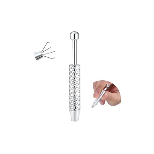 Piercing Ball Grabber Tool, 14-20G Taper for Changing Jewelry | Surgical Steel Flat Back Earrings Threader Tool Insertion Pin, Body Piercing Kit for Ear Rook Conch Nose Lip Jewelry Removal - style: Ball Grabber Tool