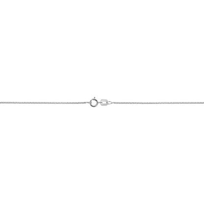 Kooljewelry 14k White Gold Box Chain Pendant Necklace for Women (0.6mm, 0.7mm, 0.8mm or 1mm/ lengths from 13 to 30 inches) - size: 18 inch, style: 0.7 mm wide
