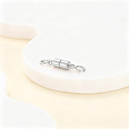 925 Sterling Silver Lobster Clasp for DIY Necklace Bracelet Jewelry Making, Double Spring Clasp with Closed Jump Rings, Necklace Extender Clasp Connector Bracelet Extension (Style 17) - style: Style 17