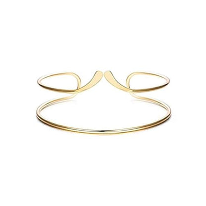 Harry and Henry Arm Cuff Gold Upper Arm Jewelry for Women Adjustable Open Cuff Bangle Bracelets Armband Jewelry Summer Outfits for Women 2026 - color: A:Gold open arm cuff bracelet