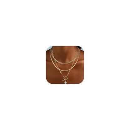 Dainty Pearl Necklace for Women Gold Plated Bridal Wedding Jewelry Trendy Cute Lariat Pearl Pendant Drop Charm Choker Stackable Necklace Gift for Women Mom Sister Daughter - color: E.3pcs