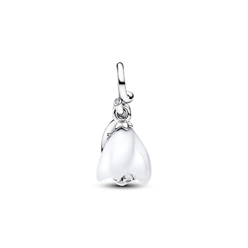 Gold Flower Family Charms for Bracelet Bead Charm for Women Jewelry Present - style: Snowdrop Flower