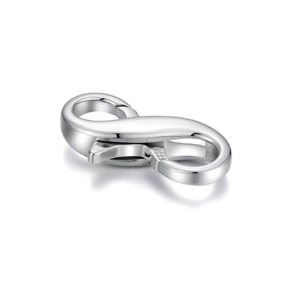 925 Sterling Silver Double Opening Lobster Clasp, Necklace Bracelet Anklet Jewelry Extender Clasp for DIY Jewelry Making (Style 1-1pc) - style: style 1-1pc