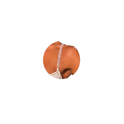 1Pair Rhinestone Shoulder Strap Chain Jewelry for Women Sexy Bridal Crystal Shoulder Lingerie Chain Rhinestone Wedding Body Bra Straps Dress Jewelry Accessories - color: Gold