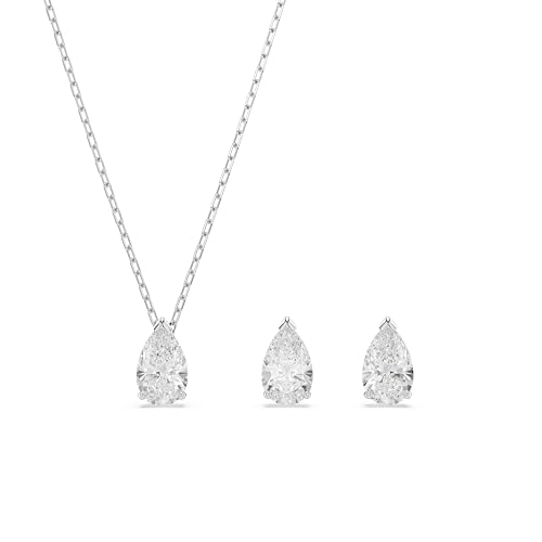 Swarovski Attract Jewelry Set Collection, Blue Crystals, Clear Crystals