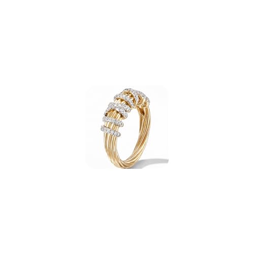 14K Gold Plated Stacking CZ Statement Thumb Rings for Women,Dainty Chunky Cubic Zirconia Thumb Promise Wedding Bands Engagement Non Tarnish Ring for Women's Jewelry Gift Size 5 - size: 5#
