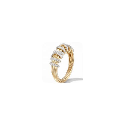 14K Gold Plated Stacking CZ Statement Thumb Rings for Women,Dainty Chunky Cubic Zirconia Thumb Promise Wedding Bands Engagement Non Tarnish Ring for Women's Jewelry Gift Size 5 - size: 5#