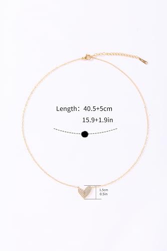 Heart Pendant Necklace – Dainty & Minimalist Style for Daily Wear - style: Minimalist Design