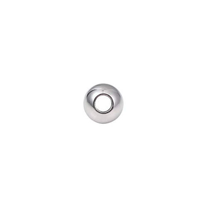 Stainless Steel Spacer Beads 8x6mm Round Loose Charm Caps Beads for DIY Jewelry Making 50pcs with 3mm Hole - color: 8x6mm 3mm