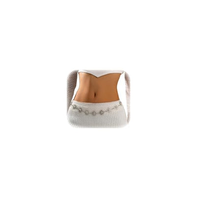 Metal Sunflower Waist Chain Belt Bikini Sun Waist Chains Jewelry Summer Beach Waist Belly Chain Adjustable Body Link Belt for Women - color: Silver