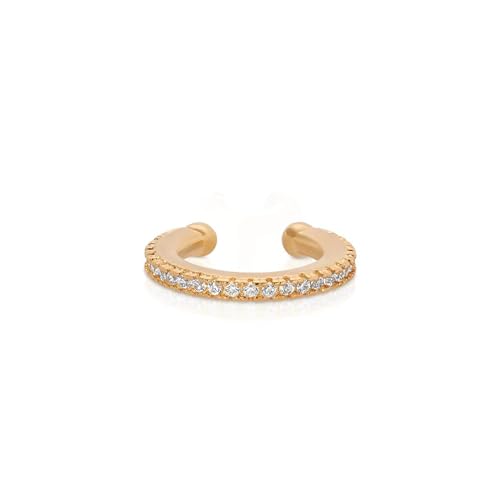 Ettika Ear Cuff. Earrings For Women. Ear Cuffs For Women Non Piercing, 18k Gold or Rhodium Plated Ear Cuff. Cuff Earrings - color: Gold 001