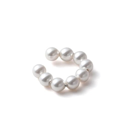Pearl Ear Cuff Earrings for Women | Premium Quality, Perfected in Japan | 10-Year Brand Warranty