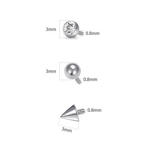 18G 20G Horseshoe Nose Rings Studs,Surgical Steel Nose Ring Pink Cubic Zirconia Nose Piercing,Internally Threaded Nose Rings For Women,Pink and Silver Zirconia - color: 12PCS-18G-Replacement Ball-A