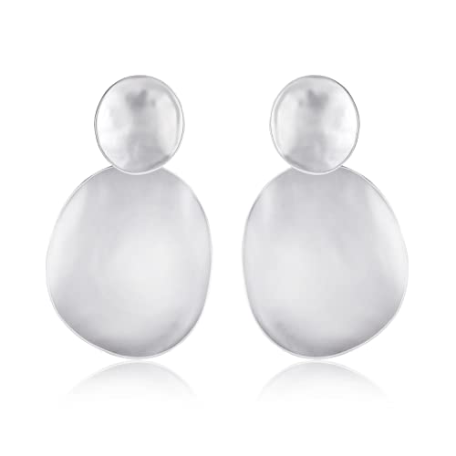 Women's Statement Clip-On Earrings Hypoallergenic Lightweight Clip Earrings - color: oval
