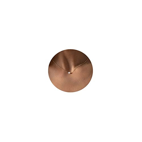 Pearl Necklace for Women, Dainty Pearls Choker Necklace for Women 14K Gold Plated Layered Pendant Necklace Handmade Gold Chain Necklace Everyday Jewelry Gift - color: Single Pearl-Gold