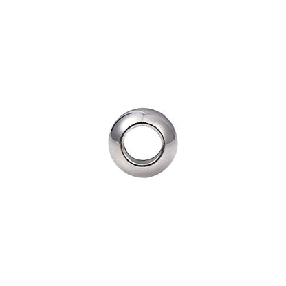 Stainless Steel Spacer Beads 12x8mm Round Loose Charm Caps Beads for DIY Jewelry Making 10pcs with 6.5mm Hole - color: 12x8mm 6.5mm